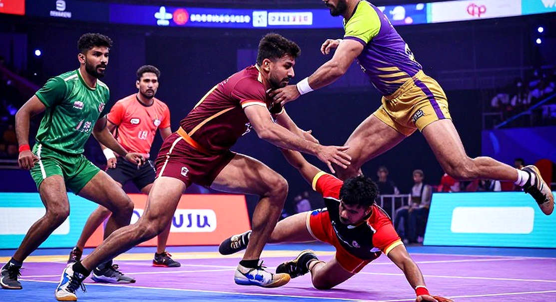 अहमदाबाद में कॉमनवेल्थ कबड्डी का दिन-1: बिना खेले तीसरे नंबर पर बांग्लादेश, और स्कॉटलैंड के 59 अंकों का गणित
